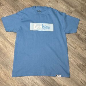 Cookies men's Large baby blue tshirt‎ like new